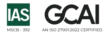 IAS GCAI ISO 27001:2022 certified logo